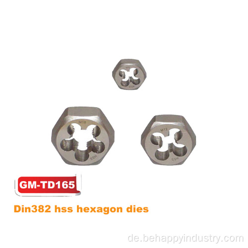 Din382 HSS Hexagon Die (GM-TD165)